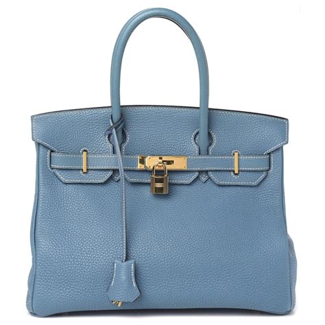 hermes blue bag